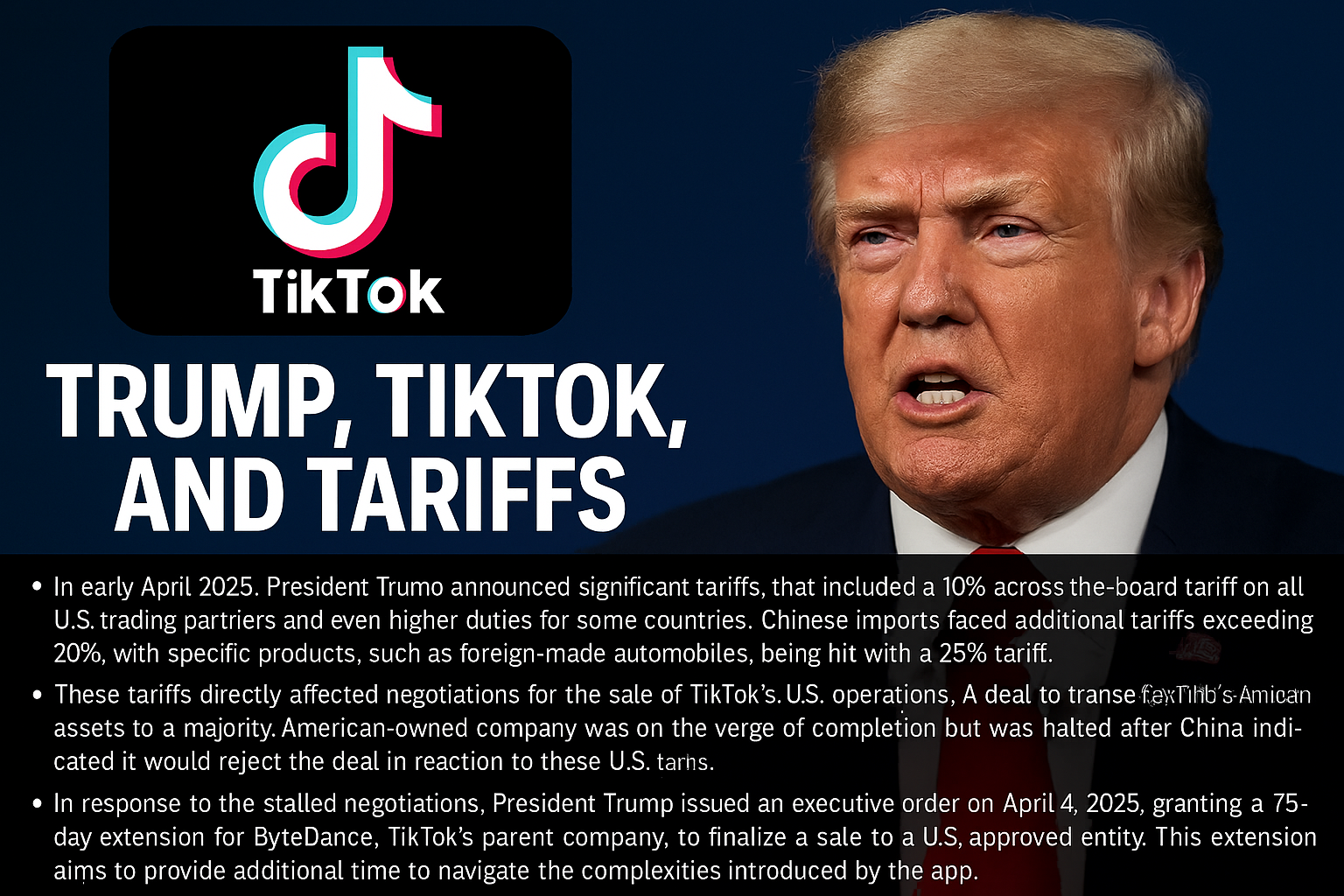 Trump, TikTok dan Tarif: Ketegangan Besar yang Mencorak Semula Konflik Teknologi AS–China (April 2025)